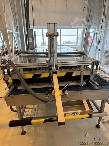 ALWID BESLEME MASASI + DEPALETİZER yeni cam itici (2017) ALWID Neuglasabschieber