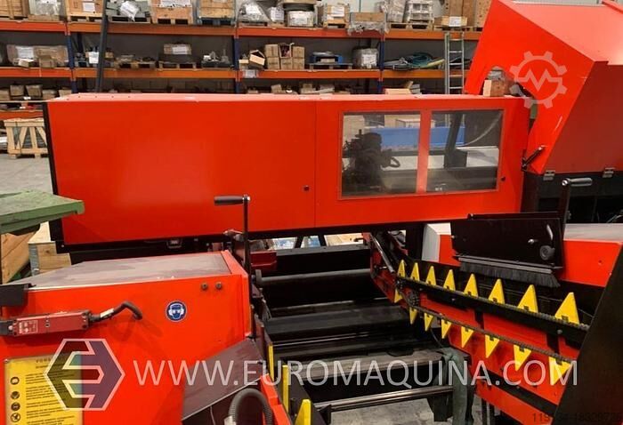 RSA Hochleistungs-Schneidezentrum NC2001 mit Entgrateinheit RASAPLAN 1000 RSA High performance cutting center rasacut NC2001 ...