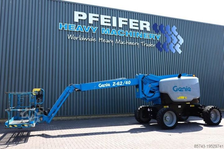 Scharnierende telescopische hoogwerker Genie Z62/40 Diesel, 4x4 Drive, 20.9 m Working Height, 1