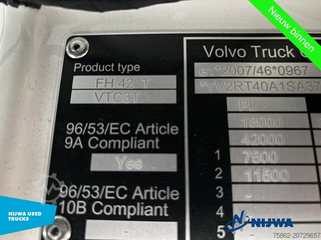 Standard-SZM Volvo FH 500 Aero XL TC 4x2 VDS + Retarder