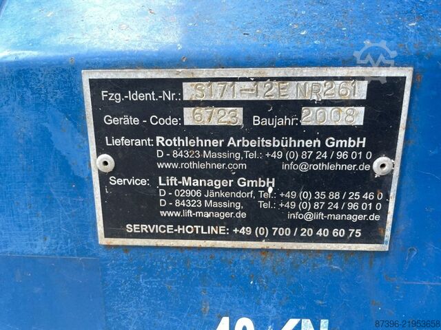 Schaarlift Liftlux PB Lift S171-12E hoogwerker Schaarhoogwerker