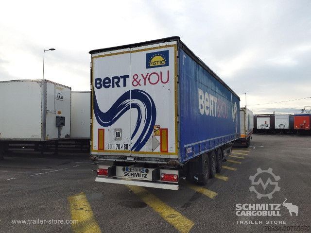 Open semitrailer with tarp Schmitz Cargobull Semitrailer Curtainsider Standard