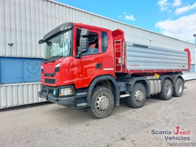 Three-sided tipper truck Scania G 410 B8x4HZ Dreiseitenkipper