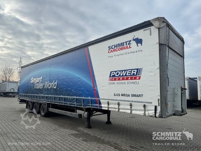 Öppen semitrailer med kapell Schmitz Cargobull Curtainsider Mega