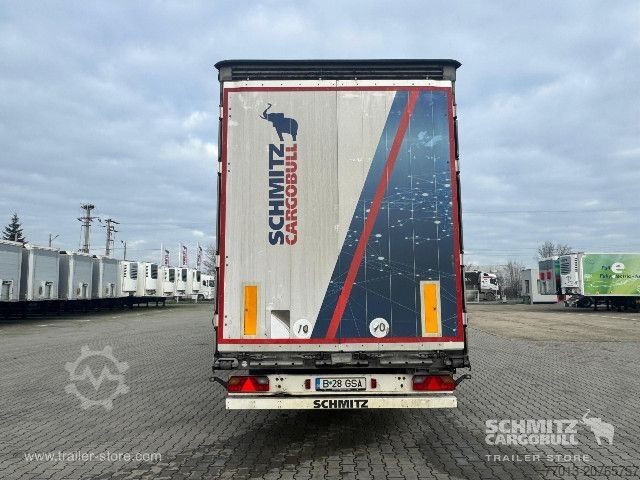 Öppen semitrailer med kapell Schmitz Cargobull Curtainsider Mega