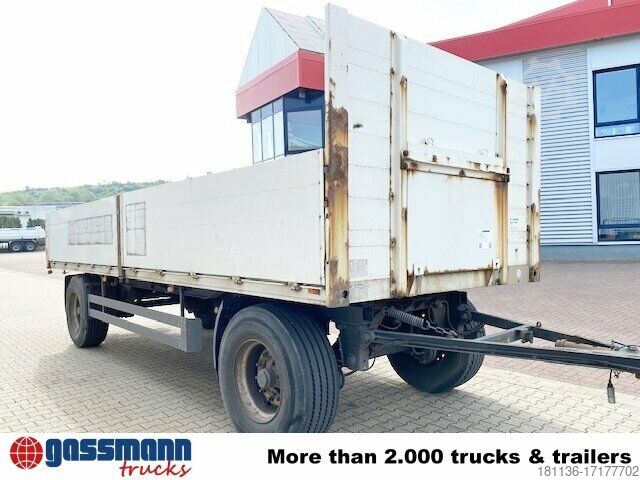 Remolque abierto con toldo Meusburger MPA-2, Stapleraufnahme