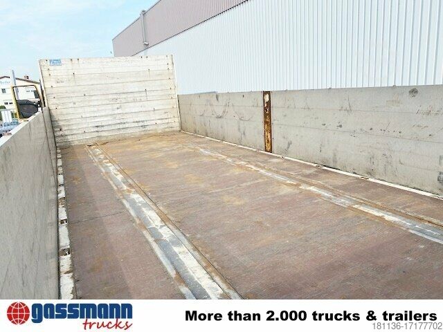 Remolque abierto con toldo Meusburger MPA-2, Stapleraufnahme
