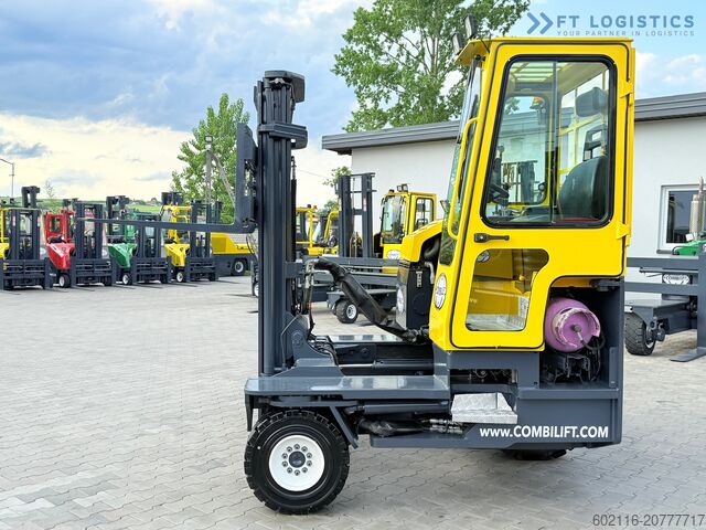 4-way forklift truck Combilift C3000XL / GAS / DUPLEX 3200 / FREE LIFT