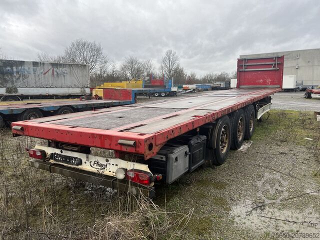 Auflieger mit offener Pritsche Fliegl SDS350 3 Achs Sattelauflieger