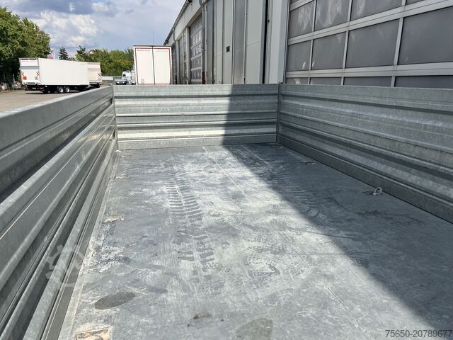 Dreiseitenkipper Anhänger Humbaur D1AC Tandemkipper- Tieflader mit Aufsatz, neuwertig