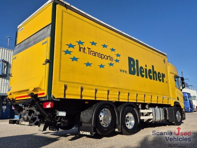 Plattewagen met zeil Scania R450B6x2NB Pritsch PL LBW !!
