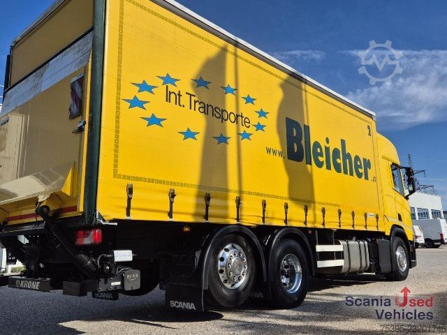 Plattewagen met zeil Scania R450B6x2NB Pritsch PL LBW !!