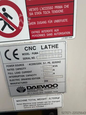 τόρνος CNC βαρέως τύπου Daewoo Puma 300 LM