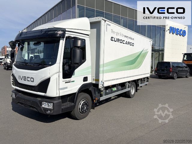 Φορτηγό μεταφοράς ποτών IVECO 120EL25P CNG, Getränkeaufbau mit Schiebeplane, 2t