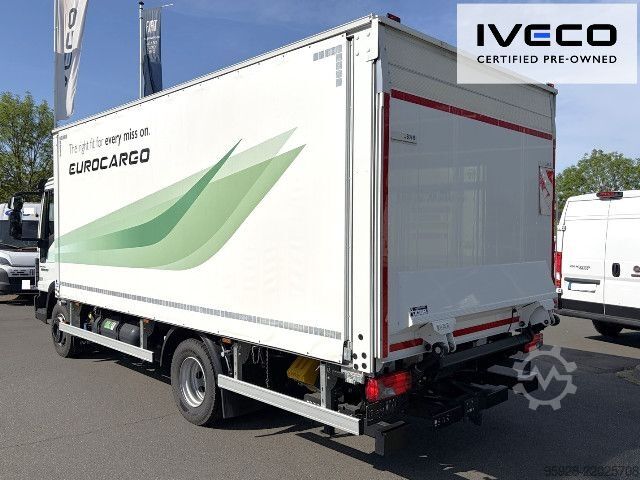 Φορτηγό μεταφοράς ποτών IVECO 120EL25P CNG, Getränkeaufbau mit Schiebeplane, 2t