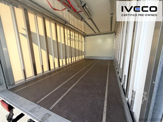 Φορτηγό μεταφοράς ποτών IVECO 120EL25P CNG, Getränkeaufbau mit Schiebeplane, 2t