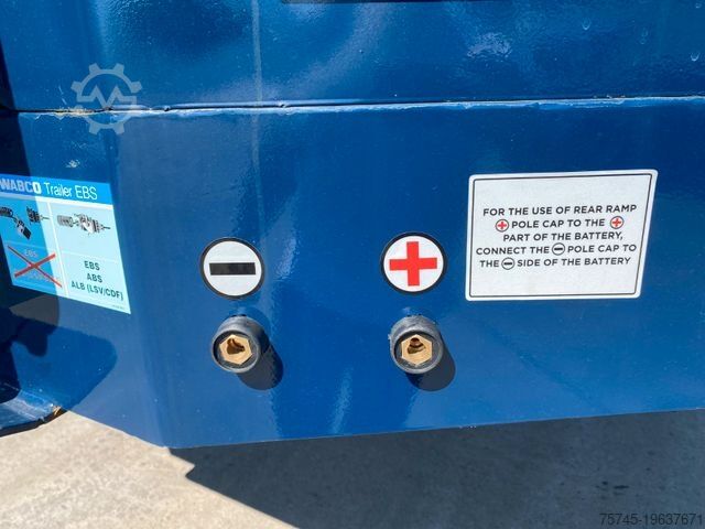 Dieplader oplegger GVN 3GVN29 * ÜBERBREITE TAFEL*KOC*LIFT*P