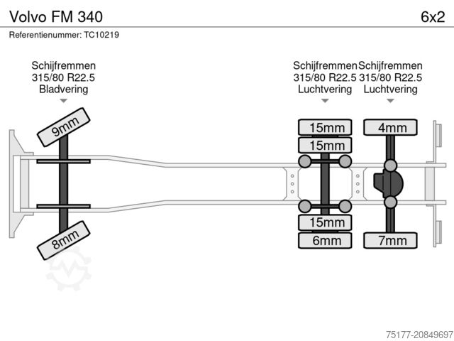 Refrigerated/frozen transport Volvo FM 340