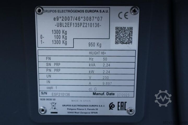 Lichtturm Atlas Copco Hilight H6+ Valid inspection, Max Boom Height 8m,