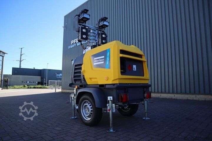 Lichtturm Atlas Copco Hilight H6+ Valid inspection, Max Boom Height 8m,