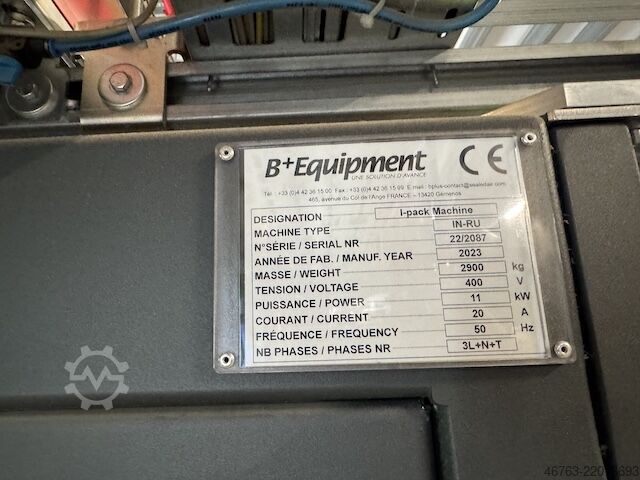 Stroj na balení do kartonu B&E Equipment / I-Pak INRU, Ipak