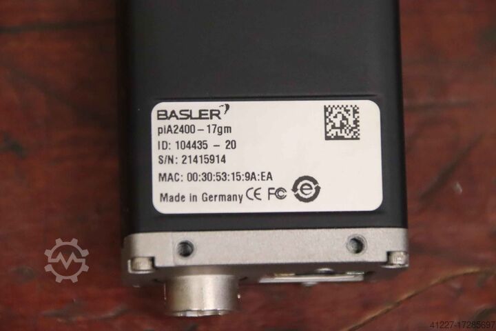 Camera with telecentric lens Basler Vision & Control piA2400-17gm vicotar T201/0,15