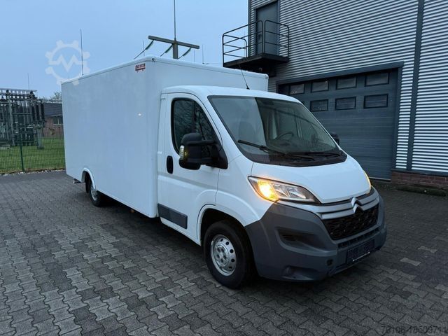 Vrachtwagen met bakwagen CITROEN Jumper Tiefrahmen Koffer *L 4,20 Meter*