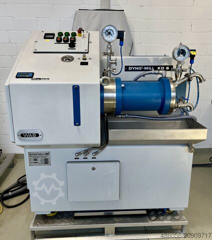 DYNO-MILL Μύλος σφαιριδίων με αναδευτήρα (2007) Willy A. Bachofen AG (WAB) KD 6