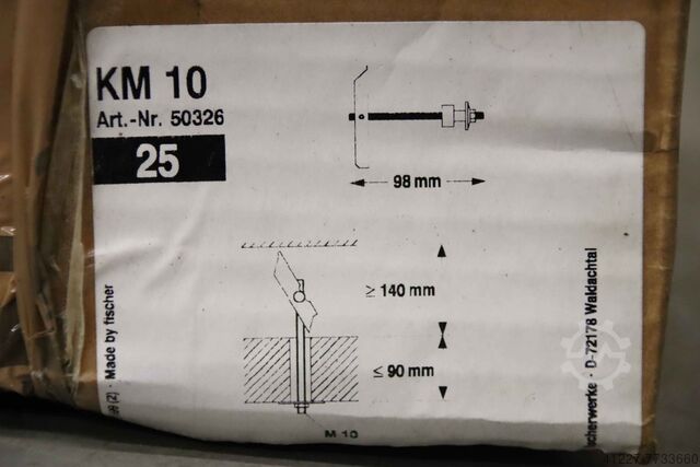 Vriddyna 25 stycken Fischer KM 10