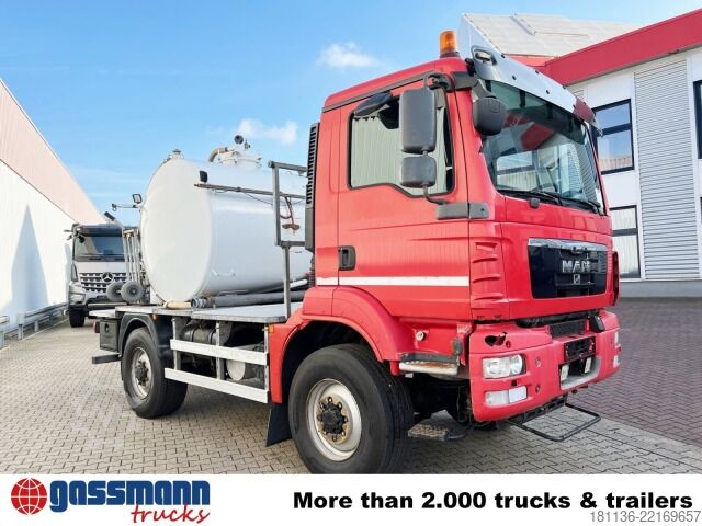 Spezial-LKW MAN TGM 13.250/340 4X4 BL, Kran Hiab 026 T-3,