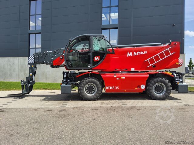 Rotoros rakodógép Magni RTH 8.35