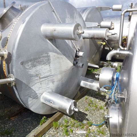 11424 liter koelbaar drukvat / steriele tank gemaakt van V2A  