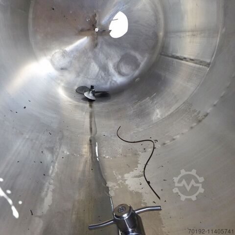 11424 liter koelbaar drukvat / steriele tank gemaakt van V2A  