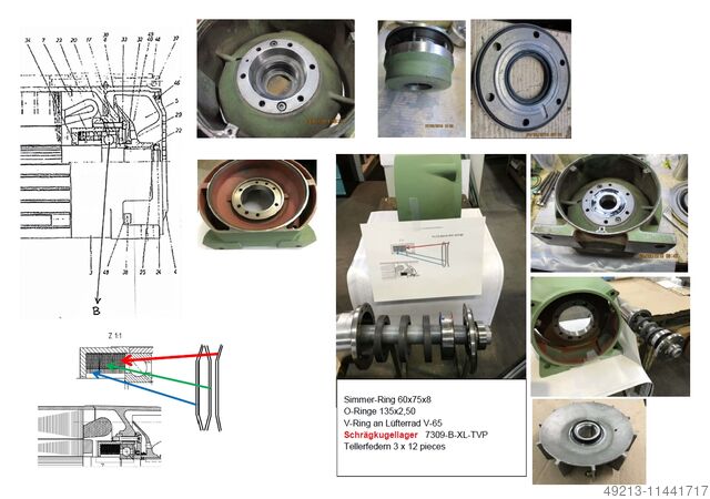 Freesmotor dimter HK200 HK400 PERSKE 50 kW / HK 200 / HK 400