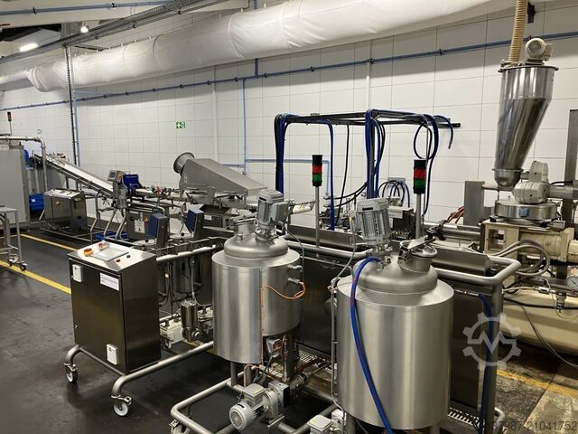 Πλήρης γραμμή επεξεργασίας με εξωθητήρα Clextral semi-moist pet treat Clex extr BC-45