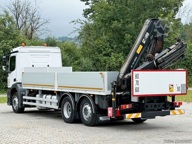 Jeřáb na nákladním automobilu MERCEDES-BENZ ANTOS 2540* HIAB 144 BS - 2 HIDUO /FUNK