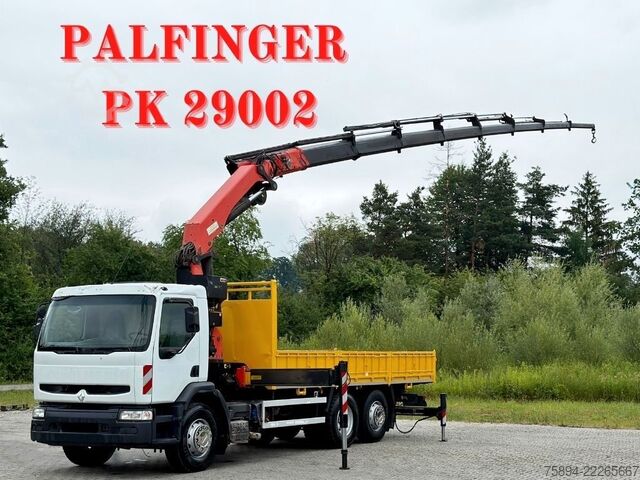 Lastbilsmonterad kran RENAULT Premium 320* PRITSCHE 6,30m *PK 29002/FUNK* TOP