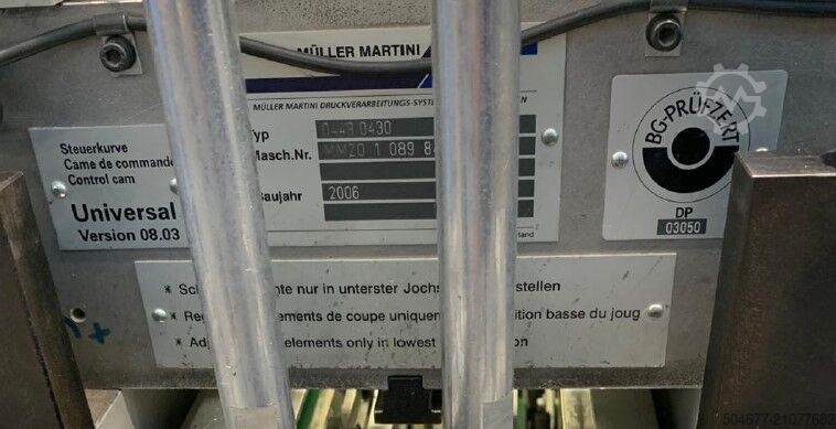 Sırt dikiş makinesi MÜLLER MARTINI Sammelhefter Bravo Plus