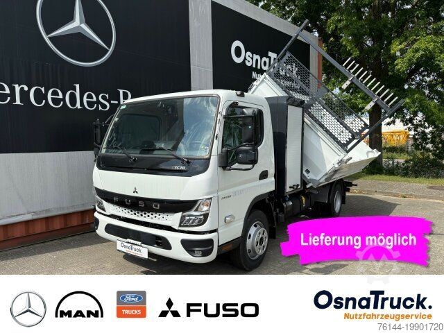 Driezijdige kipper bestelwagen MITSUBISHI 7C18 "Meiller" 3-Seitenkipper+BOX Nutzl. 3470 KG