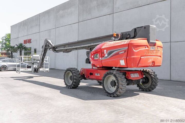 Scharnierende telescopische hoogwerker Manitou 280 TJ