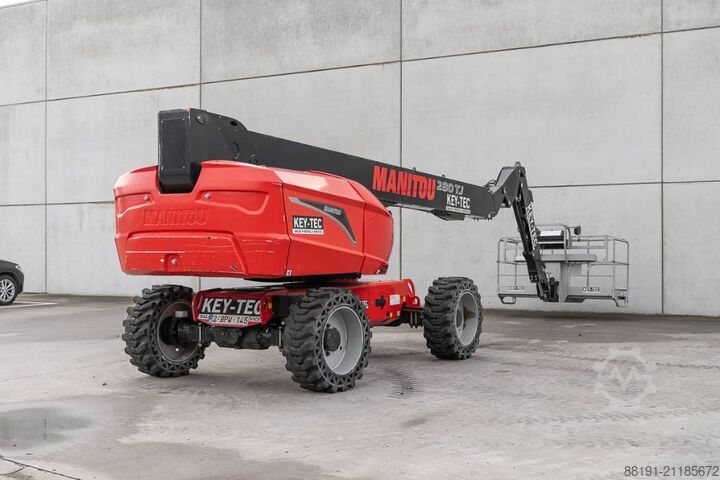 Scharnierende telescopische hoogwerker Manitou 280 TJ