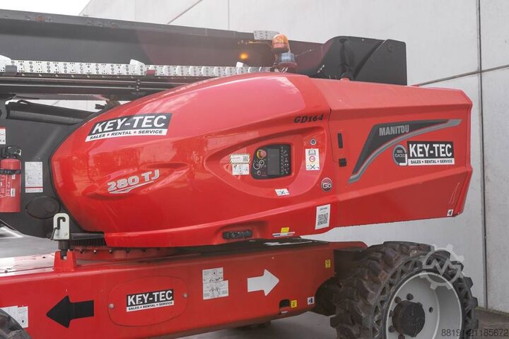 Scharnierende telescopische hoogwerker Manitou 280 TJ