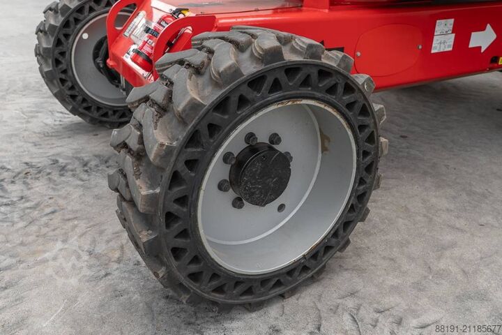 Scharnierende telescopische hoogwerker Manitou 280 TJ