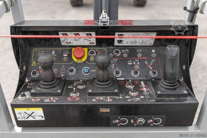 Scharnierende telescopische hoogwerker Manitou 280 TJ