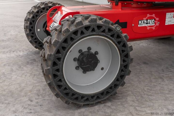 Scharnierende telescopische hoogwerker Manitou 280 TJ