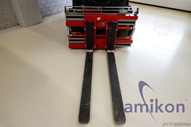 Regulacja wideł 5,37 m, ładowarka Linde E50 Elektro Gabelstapler 5t Triplex