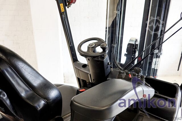 Regulacja wideł 5,37 m, ładowarka Linde E50 Elektro Gabelstapler 5t Triplex