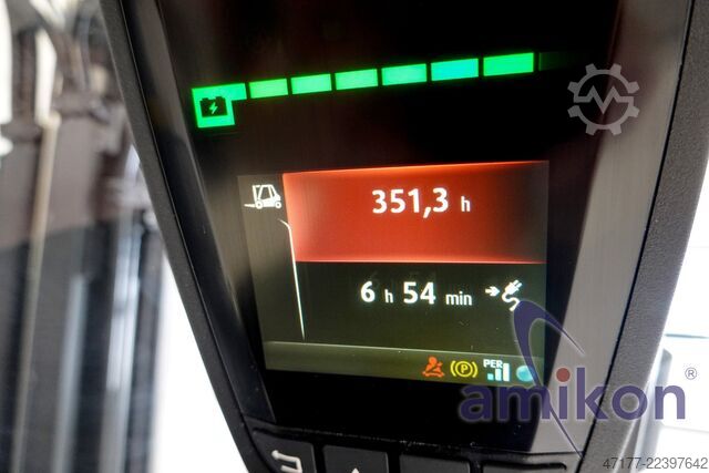 Regulacja wideł 5,37 m, ładowarka Linde E50 Elektro Gabelstapler 5t Triplex