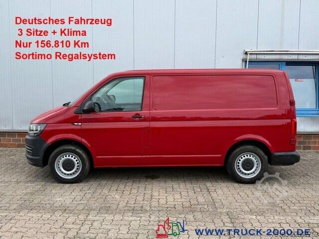 Furgon blaszak Volkswagen VW T6 2.0 TDI 3 Sitze Klima Sortimo Regalsystem