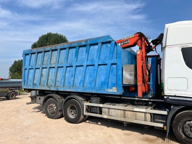 Contenedor de volteo CONTAINER SCARRABILE USATO A CIELO APERTO CON GRU